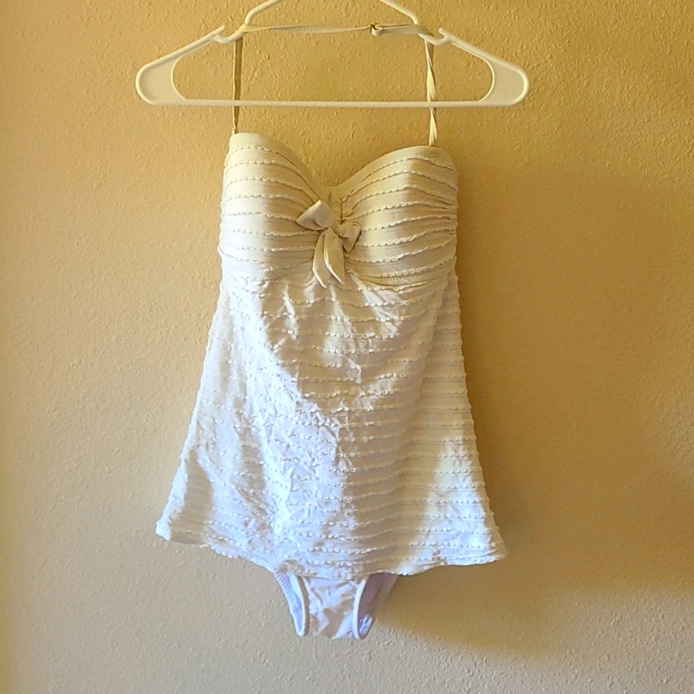 White swimsuit